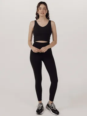 Black Sense Tights Unisex Style Daily Routine Classic Style