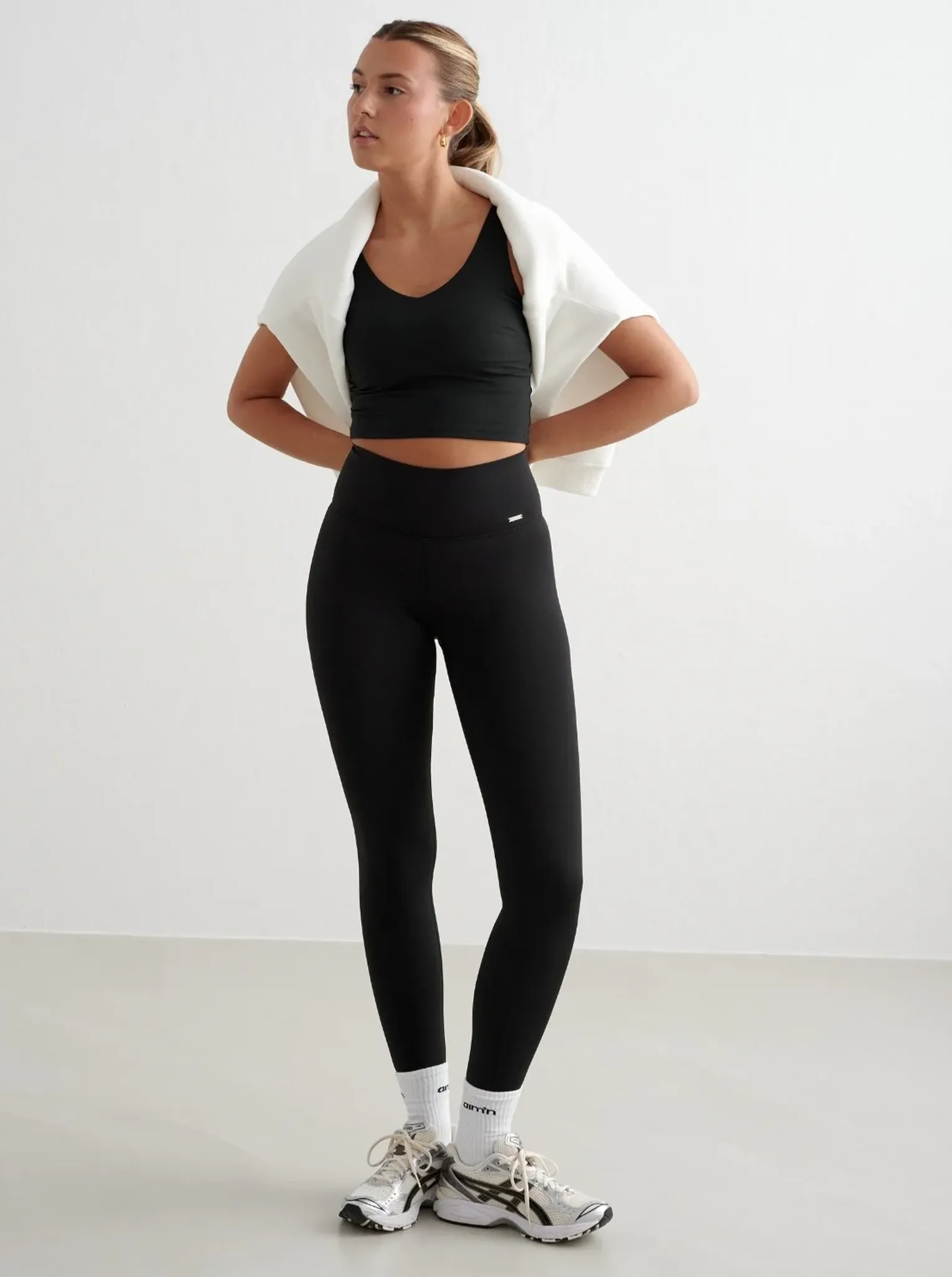 Cycling Trip High Waist Black Warming Tights