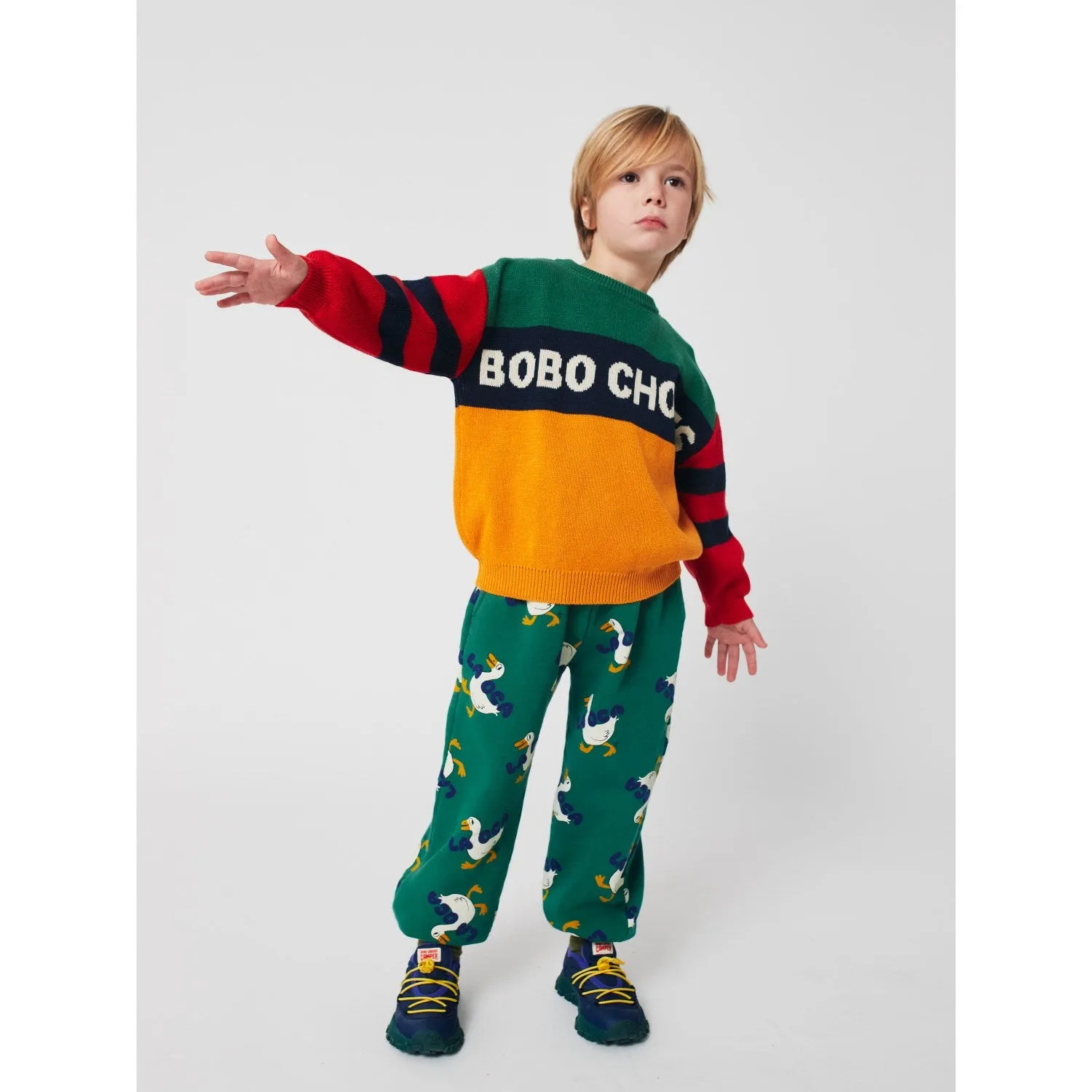 Bobo Choses Green La Oca All Over Joggings NonRestrictiveMobility