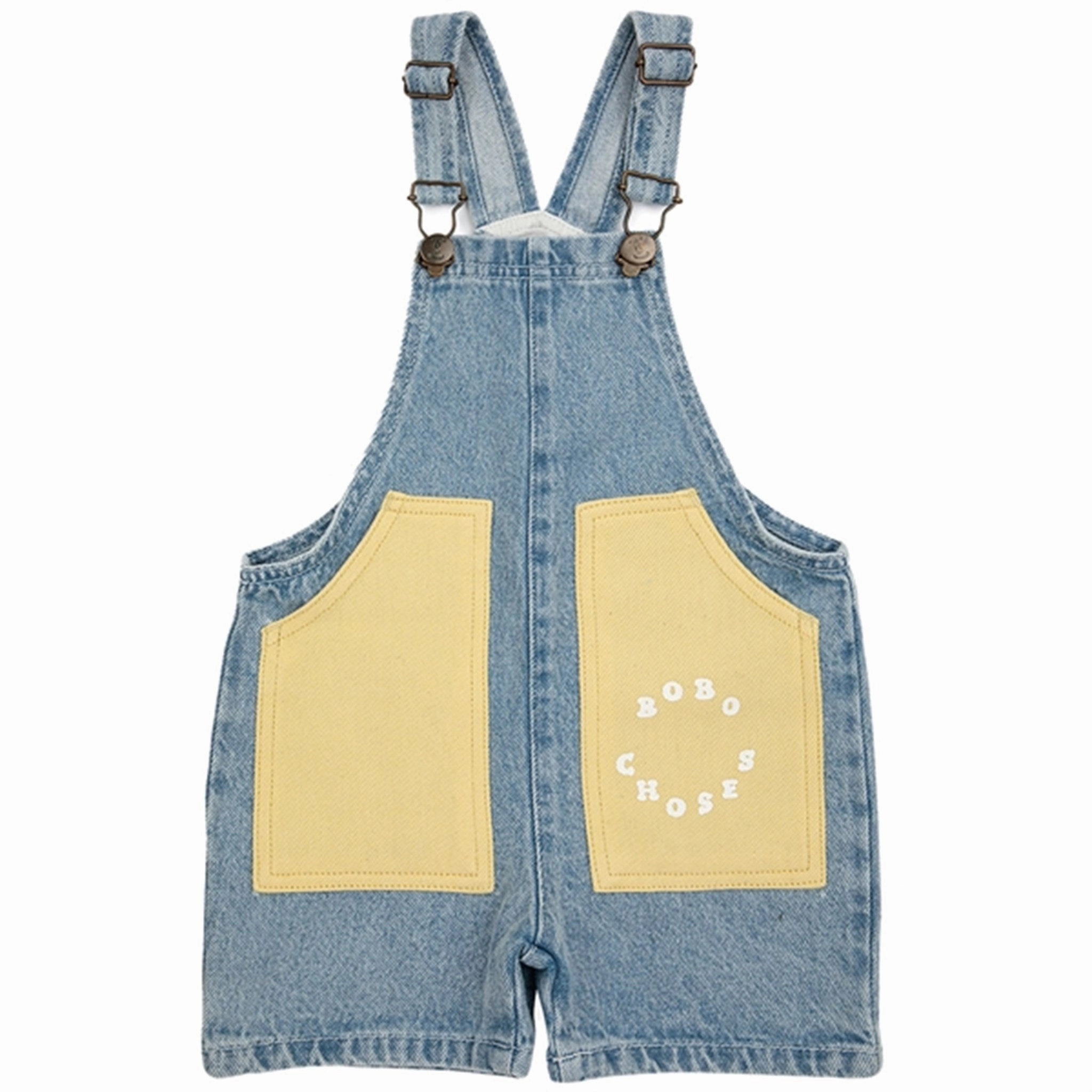 Bobo Choses Baby Bobo Choses Circle Short Dungarees Blue Classy Fit Sleek Style