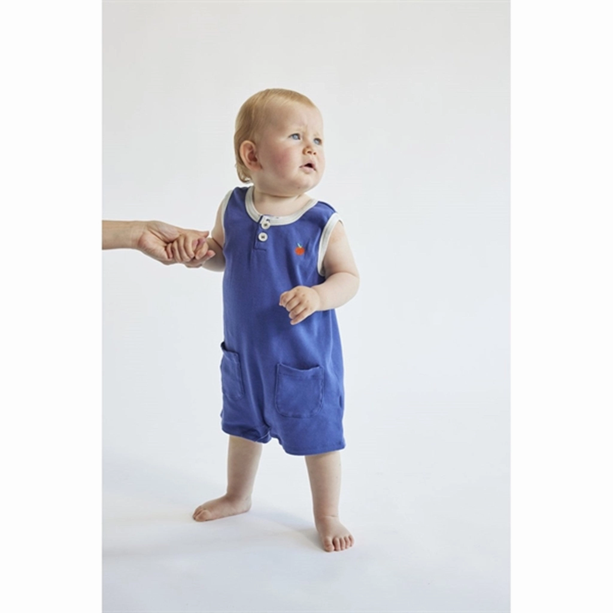 Stylish Event Bobo Choses Baby Tomato Playsuit Sleeveless Navy Blue