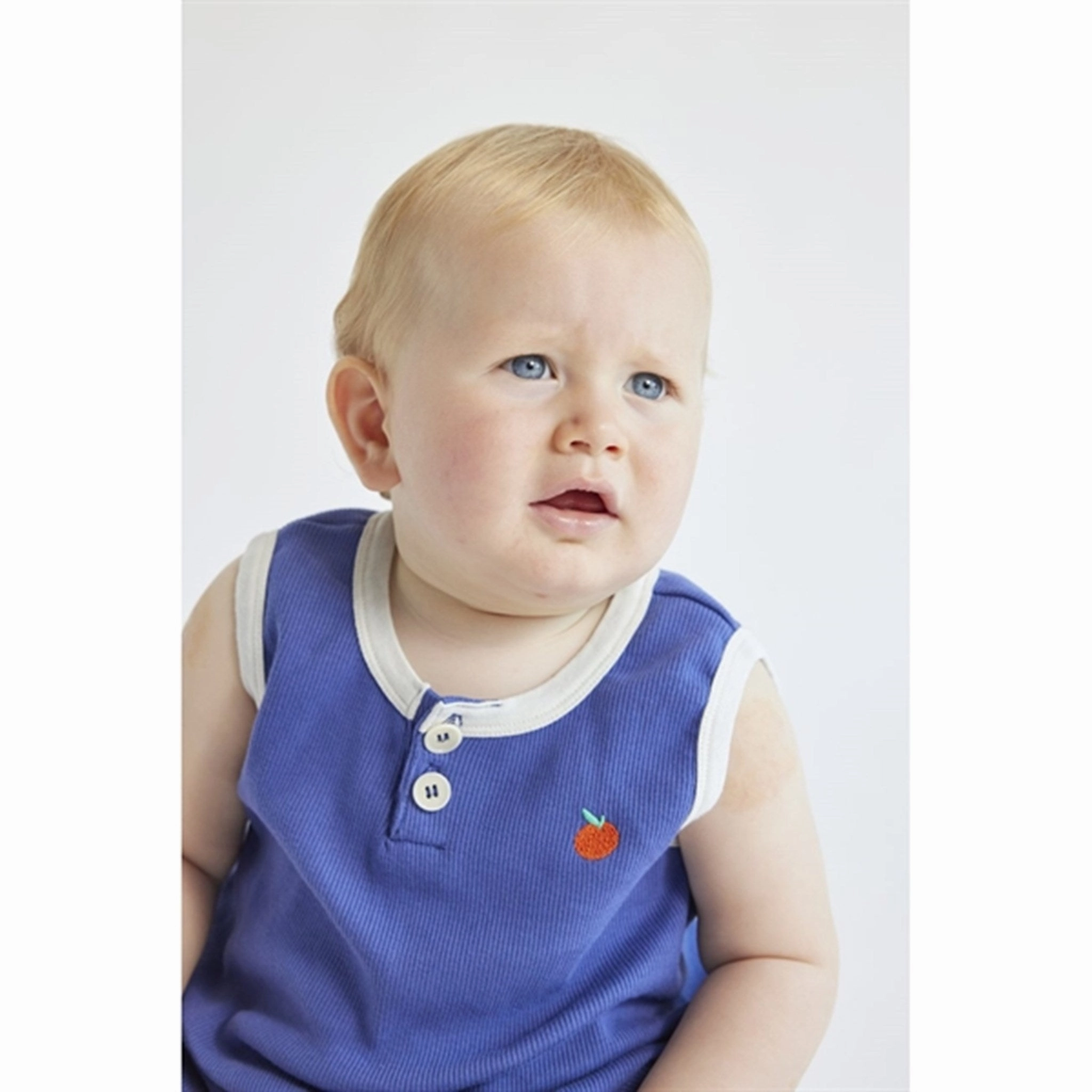 Casual Relax Event Shopping Bobo Choses Baby Tomato Playsuit Sleeveless Navy Blue