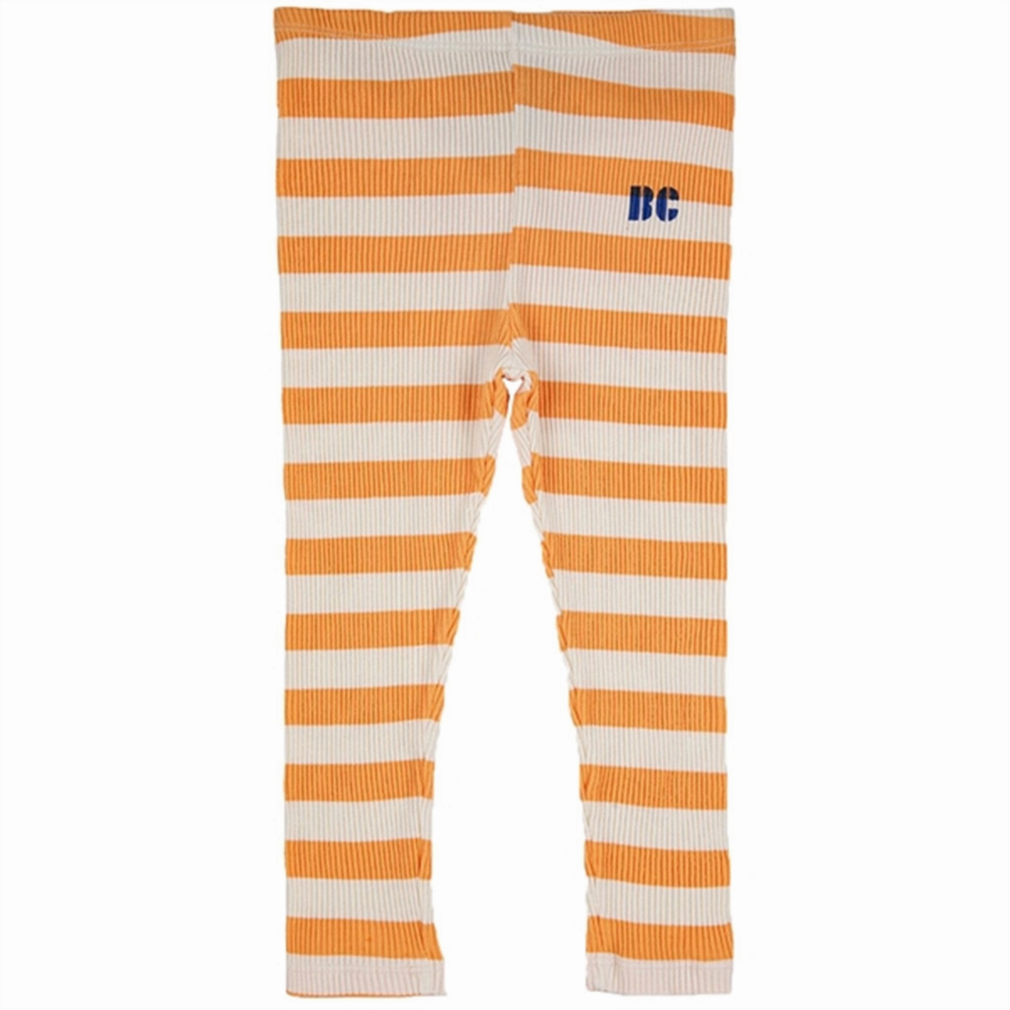 Bobo Choses Curry Yellow Stripes Leggings Mid Rise