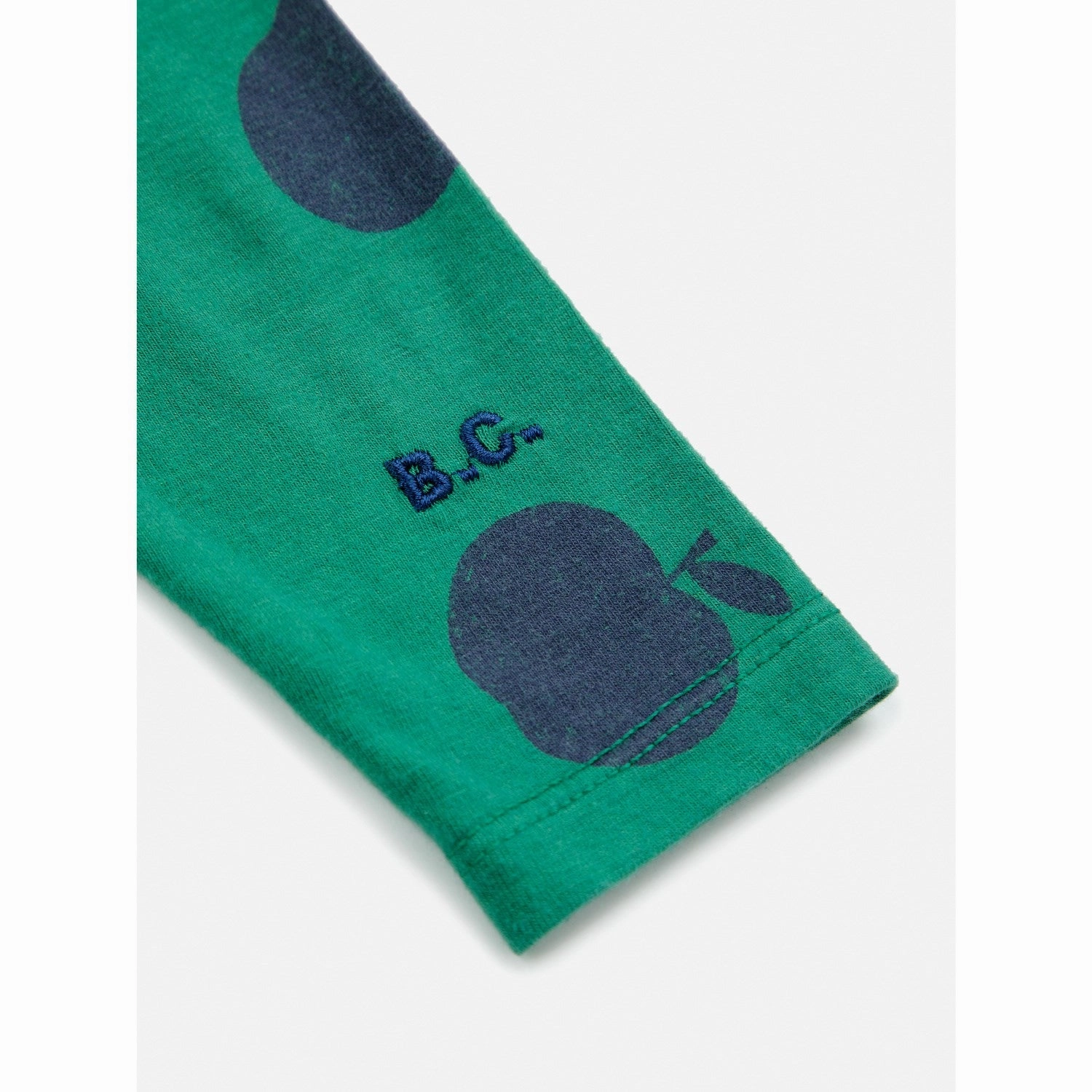 Sleek Stretch Adjustable drawstring Bobo Choses Green Baby Poma All Over Green Leggings