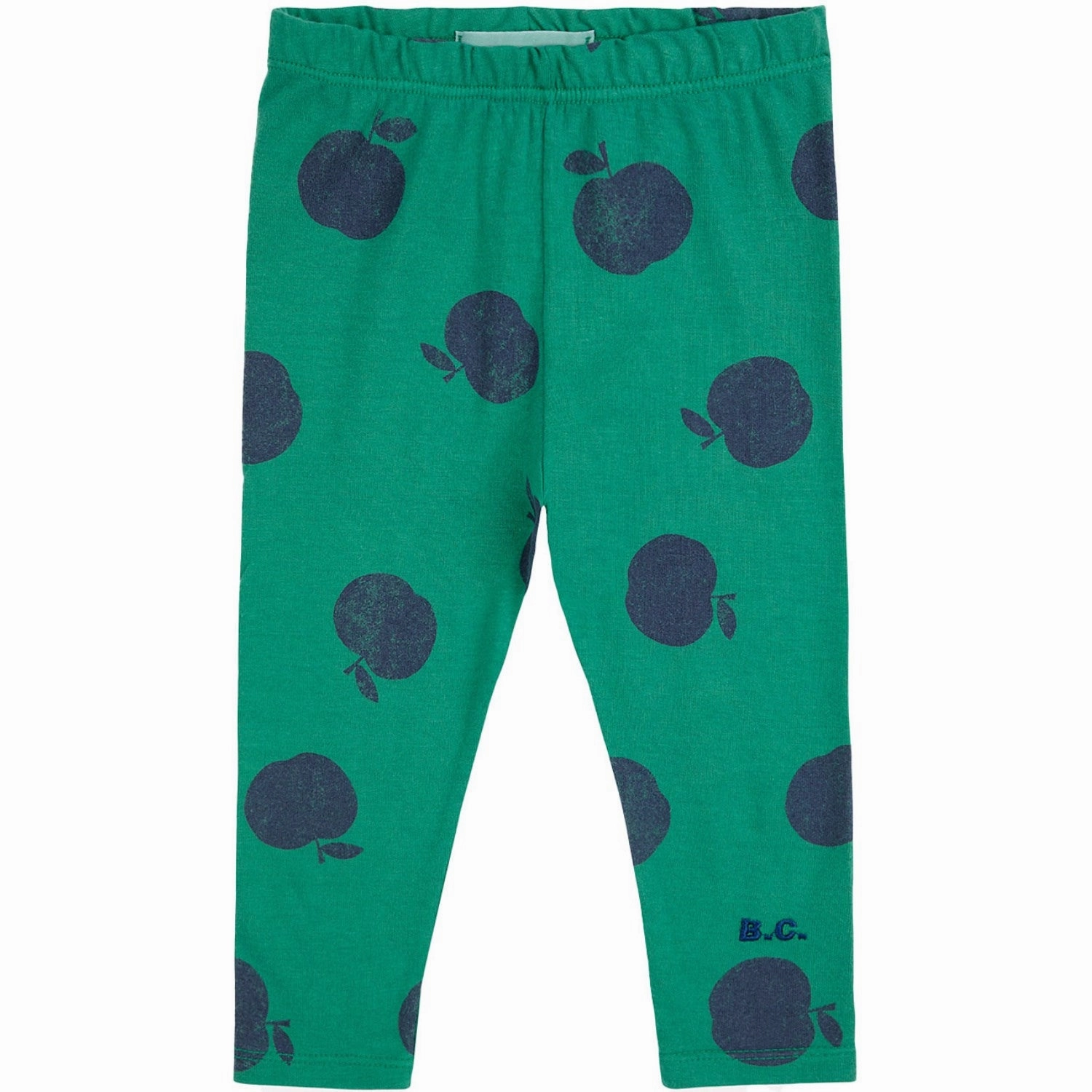 Soft Inner Lining Fit For All Day Bobo Choses Green Baby Poma All Over Green Leggings