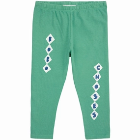 Comfortable Stretch Soft Layers Bobo Choses Green Bobo Choses Diamonds Legging