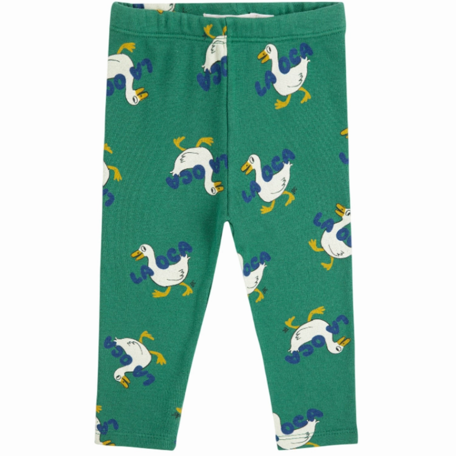 Bobo Choses Green La Oca All Over Leggings Cozy Layers