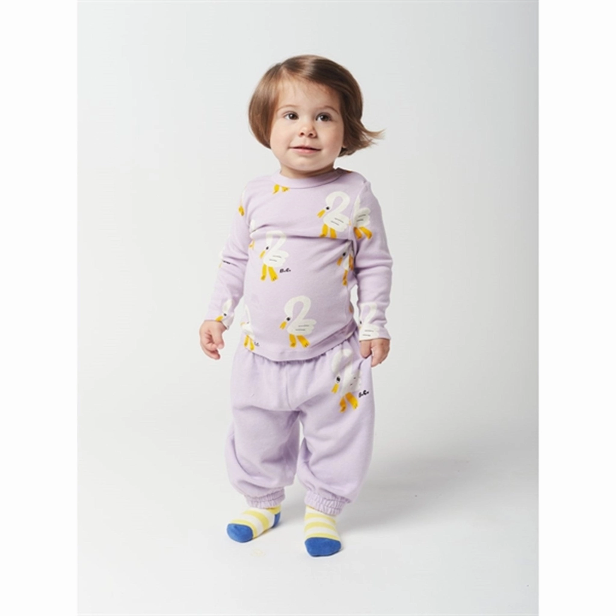 Dynamic Performance Luxurious Bobo Choses Lavender Pelican Sweatpants
