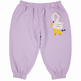 Bobo Choses Lavender Pelican Sweatpants Hypoallergenic fabric Cross Ventilation Matrix