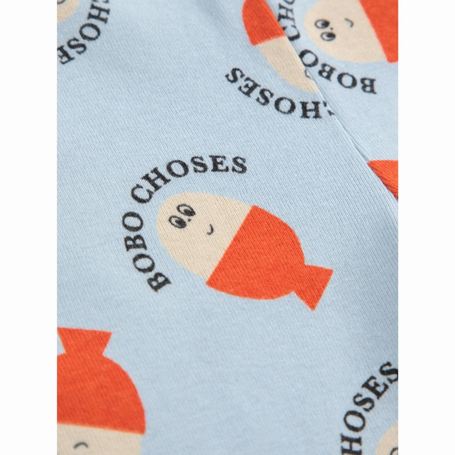 Lightweight texture Bobo Choses Light Blue Morning Egg All Over Leggings