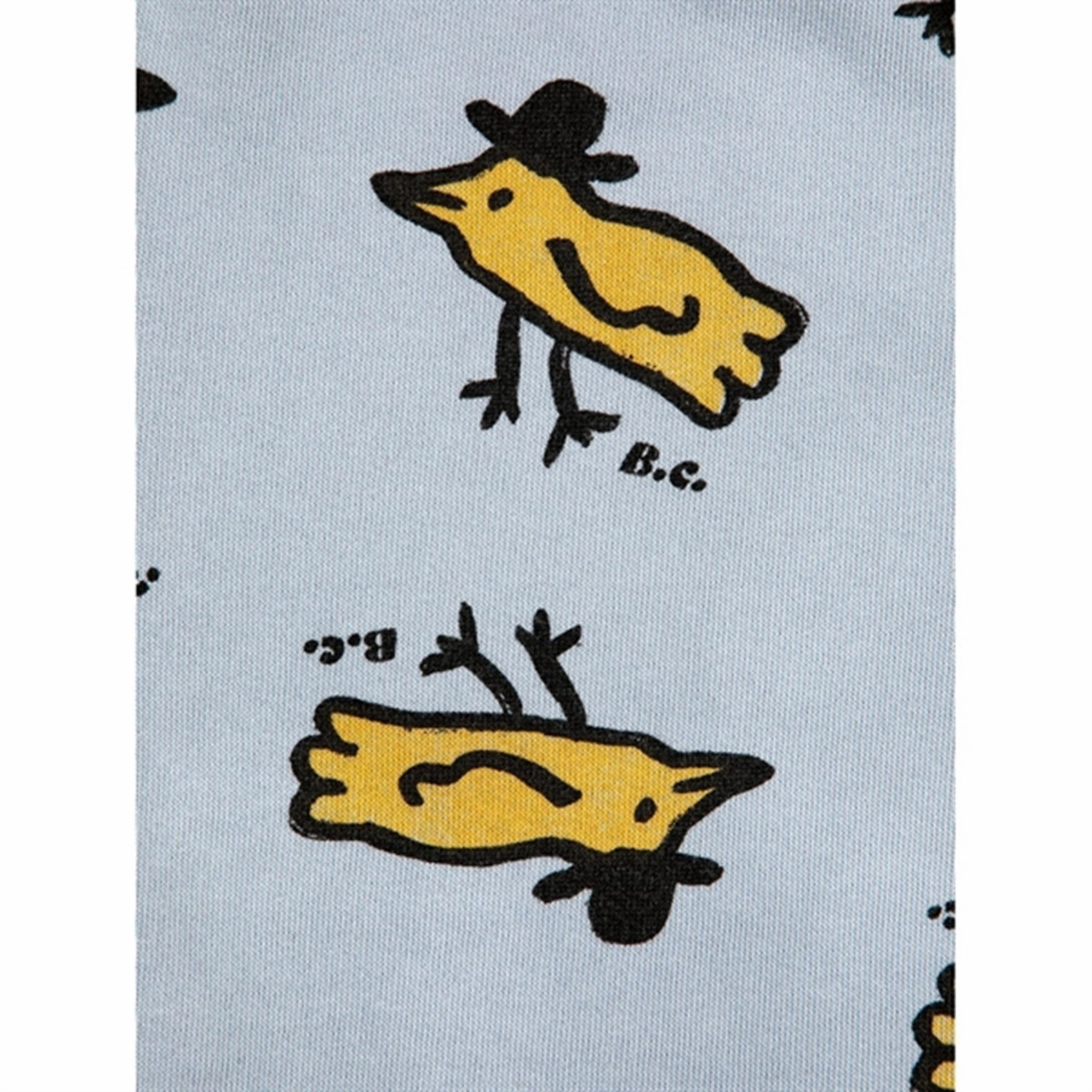 Multi Panel Breathable Design Bobo Choses Light Blue Mr Birdie All Over Sweatpants