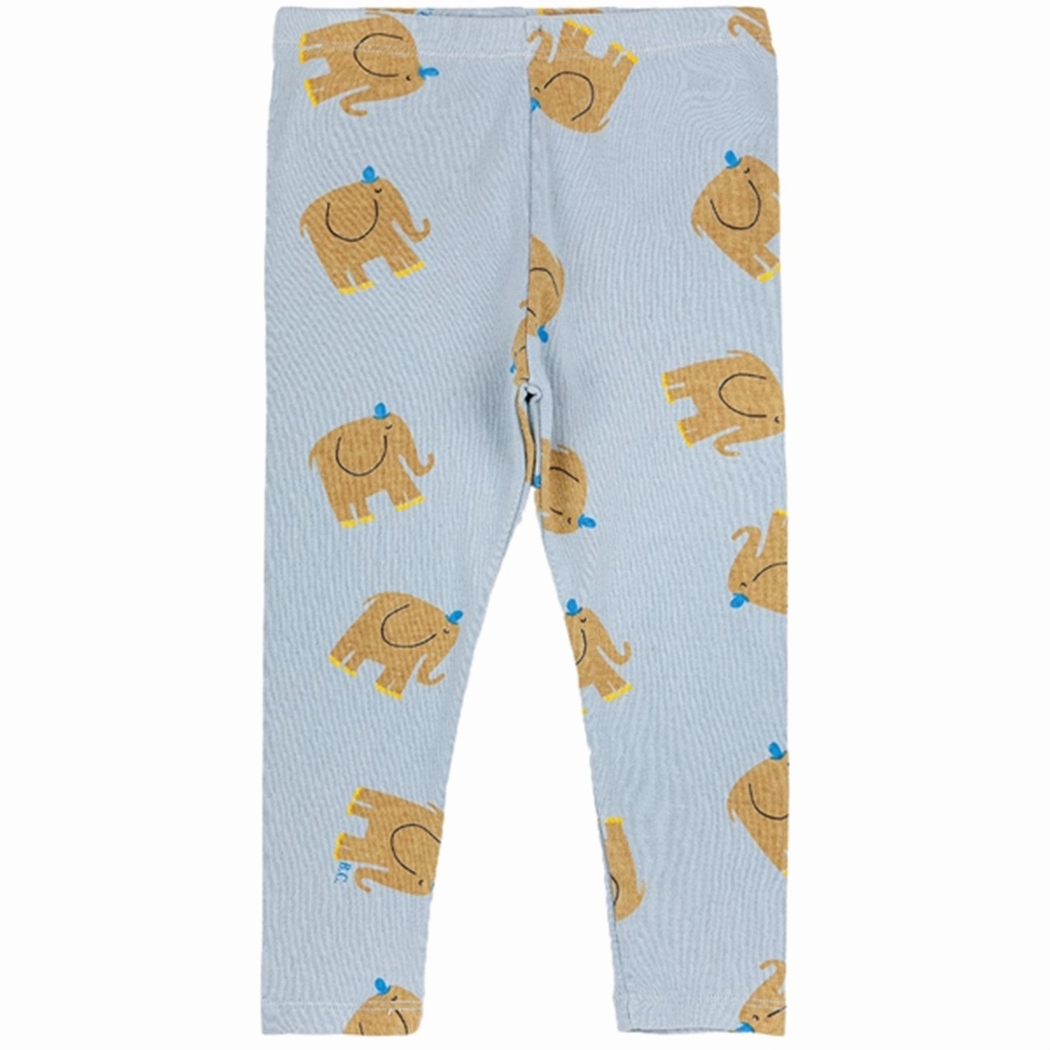 Smooth Compression Smooth Waist Bobo Choses Light Blue The Elephant Leggings AOP