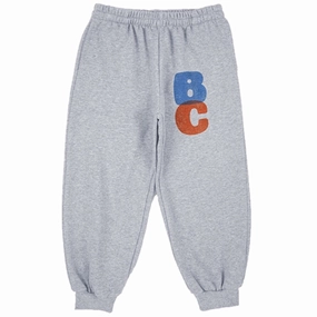 Bobo Choses Light Heather Grey Bobo Choses Color Block Sweatpants watch venue Durable Polyester Blend