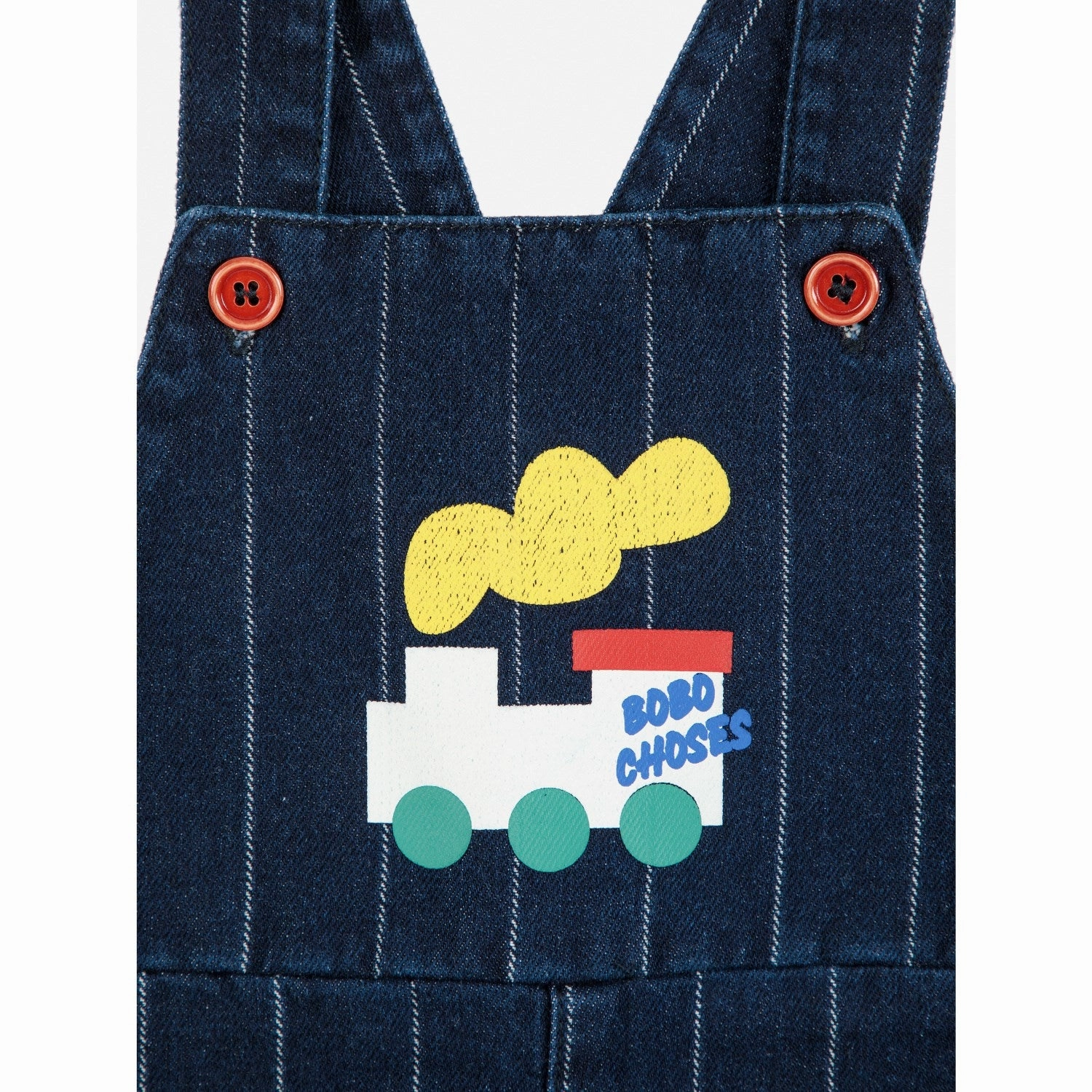 Bobo Choses Midnight Blue Bobo Choo Choo Denim Dungaree Active Comfort Slip Resistant