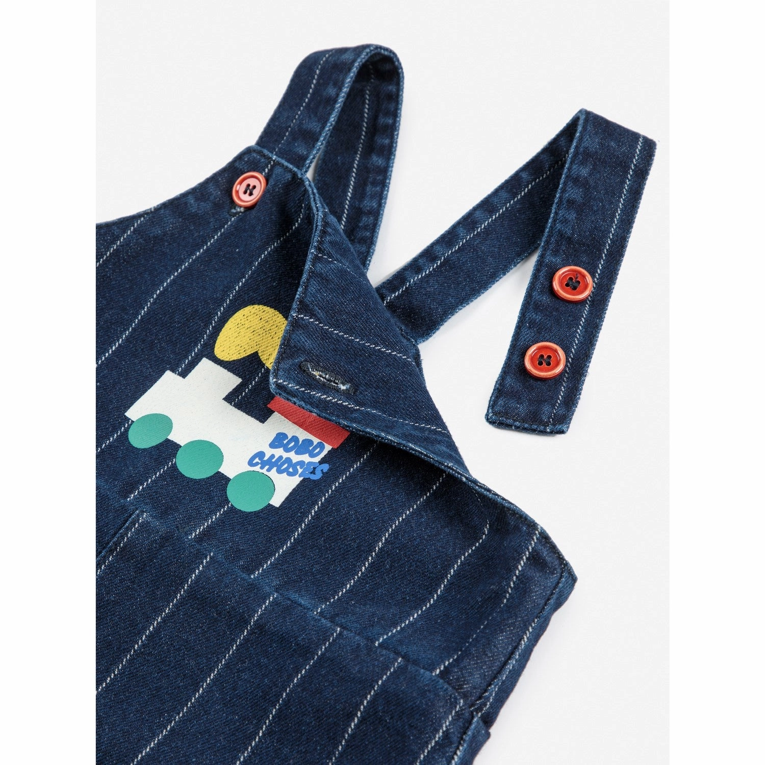 Bobo Choses Midnight Blue Bobo Choo Choo Denim Dungaree UVProtection Vintage Wash