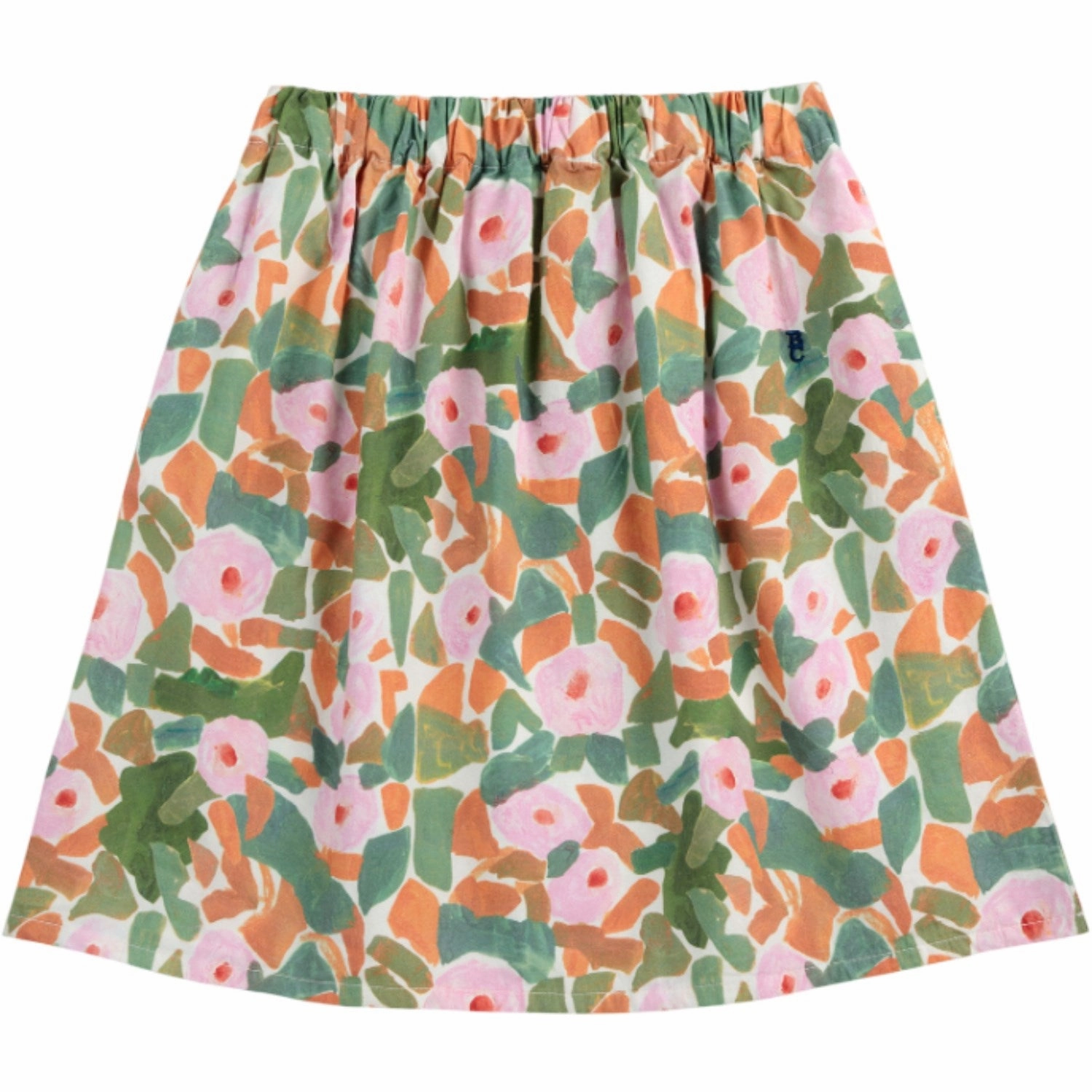 Bobo Choses Multicolor Floral All Over Woven Midi Skirt All Day Fit Athleisure Inspired