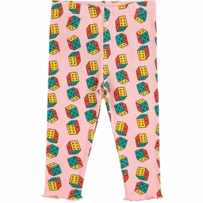 Bobo Choses Pink Dices All Over Leggings Abrasion resistant