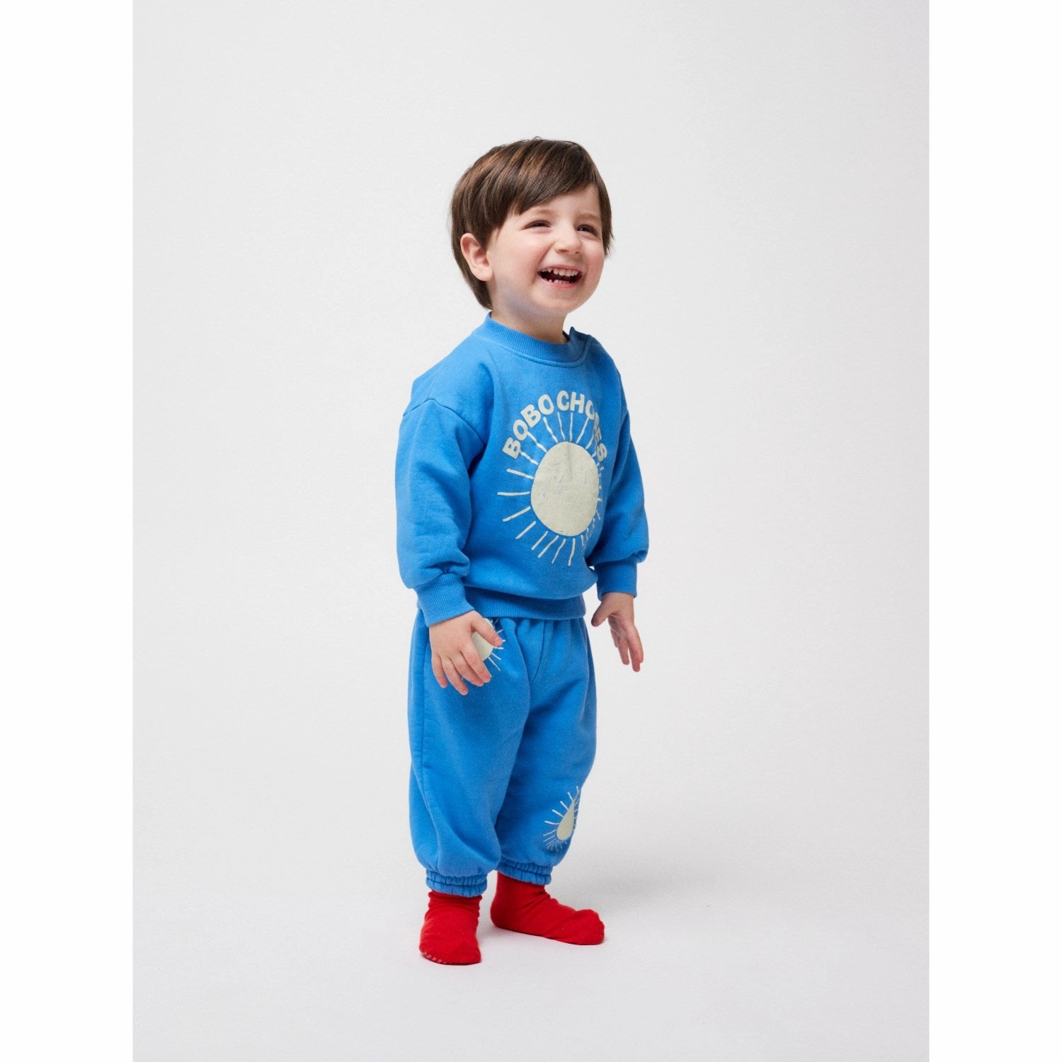 stadium school wear Bobo Choses Turquoise Baby Sun Turquoise Joggings