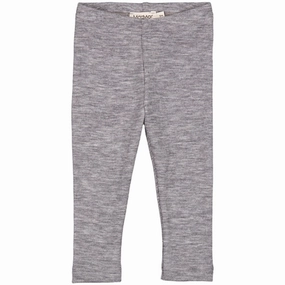 MarMar Wool Rib Grey Melange Leggings Perfect Stretch Design