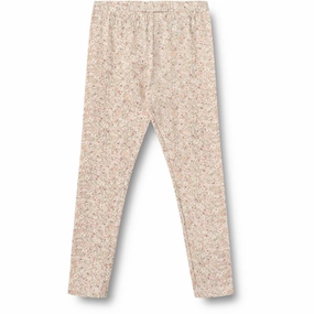 Wheat Cream Flower Meadow Leggings Jules Cold Fit Moisture Management