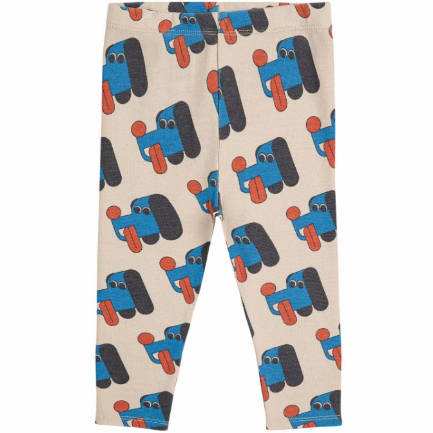 Bobo Choses Offwhite Doggy Mate All Over Leggings Slim Stretch