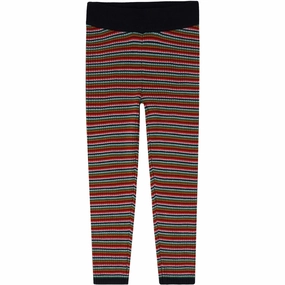 FUB Multi Stripe Leggings Non See Travel Enthusiast Balance Wear