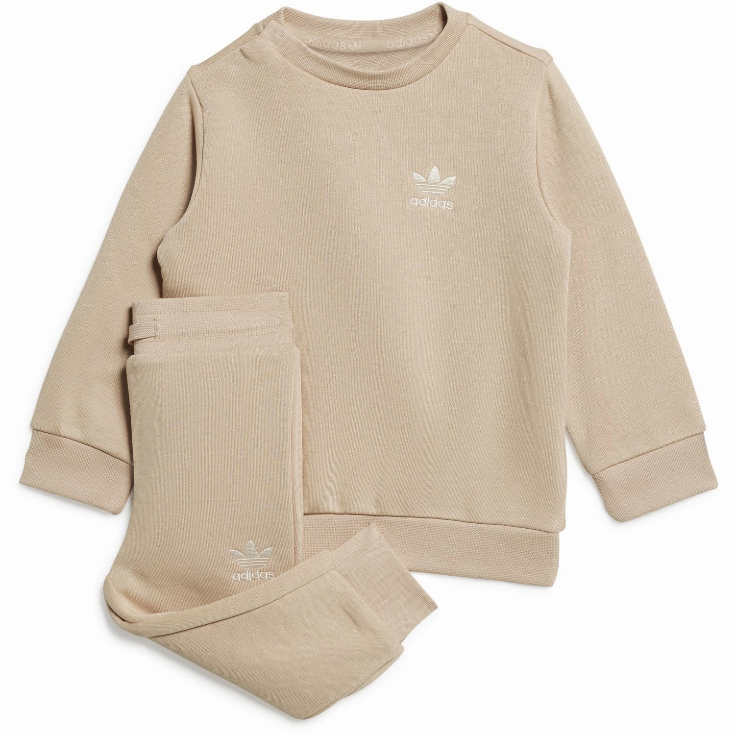 DualLayerVentilation Raglan Sleeve Design adidas Originals Magic Beige Crew Sweat Set