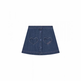 Fresh Aesthetic BONTON Chambray Fonc?? India Skirt