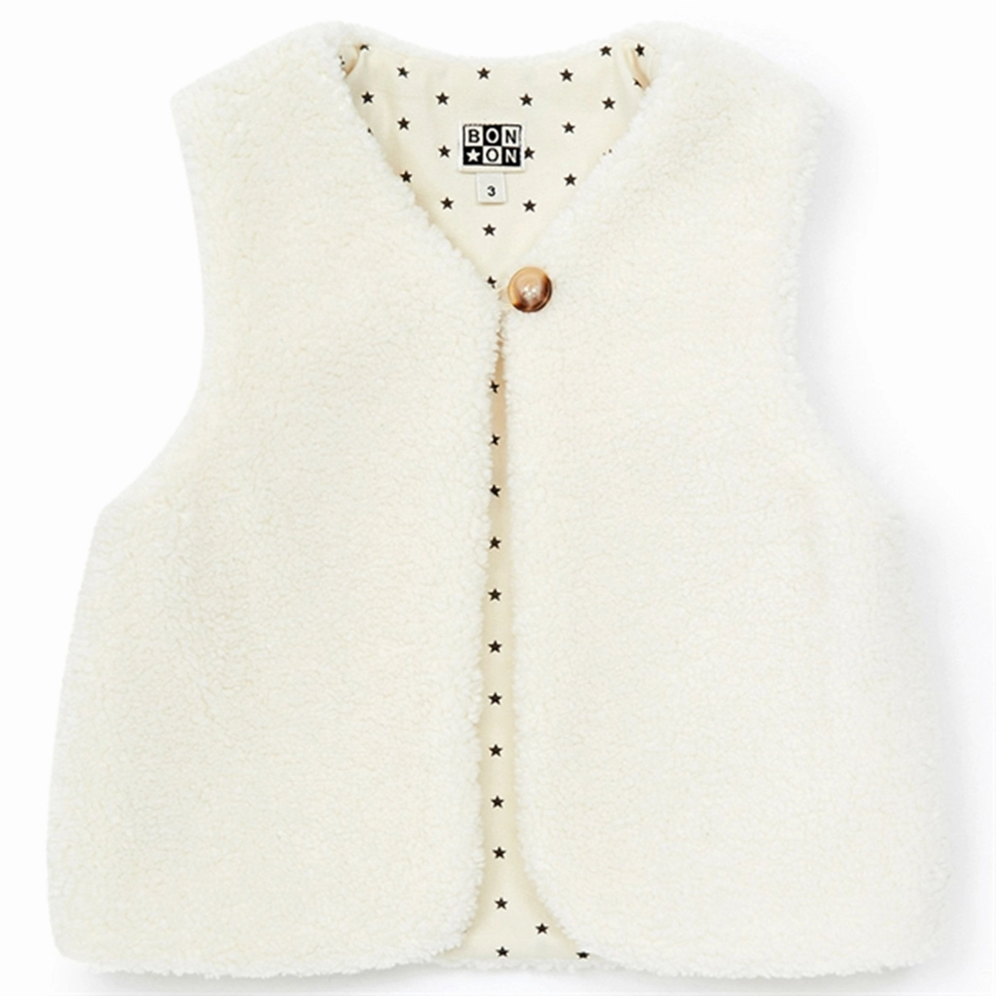 BONTON Cream Betibb Fleece Vest Best Selling amusement