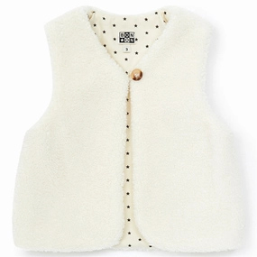BONTON Cream Betibb Fleece Vest Best Selling amusement