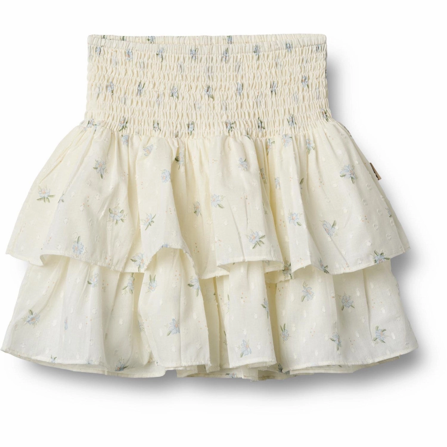 Wheat Blue Flowers Skirt Hilary Non Irritating Edges