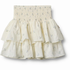 Wheat Blue Flowers Skirt Hilary Non Irritating Edges