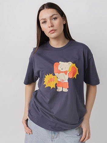 Boxing Graphic Tee Lightweight Layer Classic Trend Look