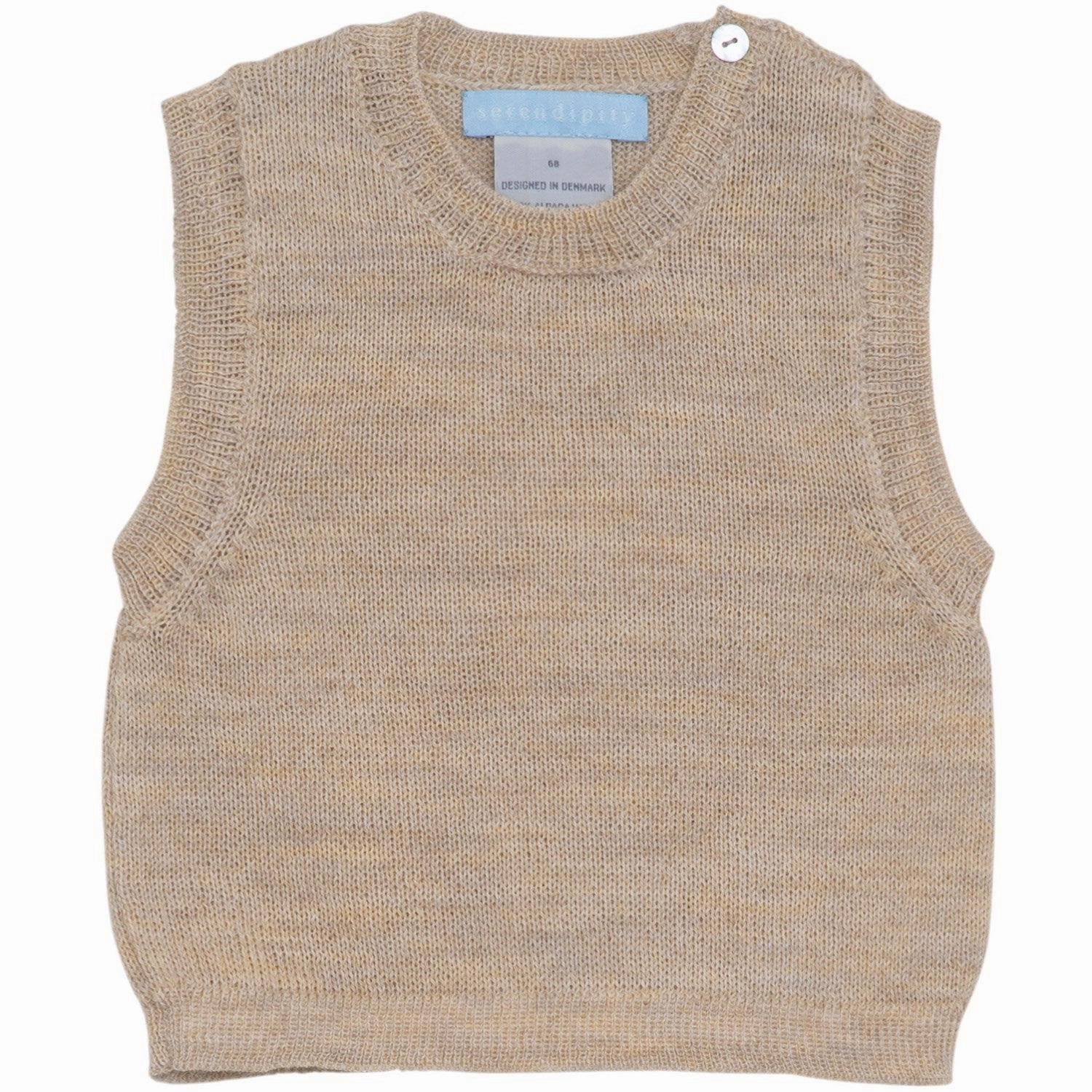 Hiking wear Water Repellent Finish Serendipity Seashell Alpaca Vest