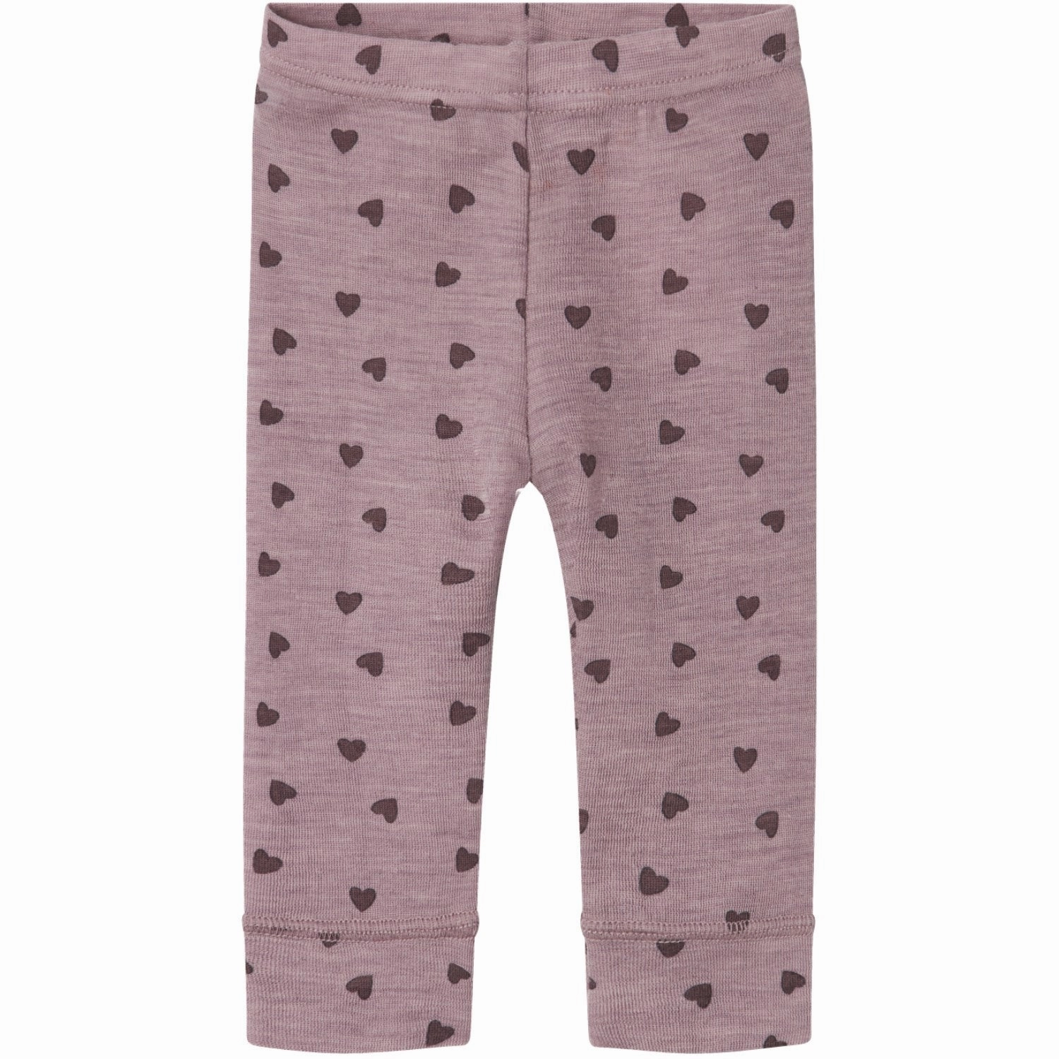 Name It Purple Dove Wang Wool Rib Legging AOP Stretch Fit Fitness Lover Non Irritating Fabric