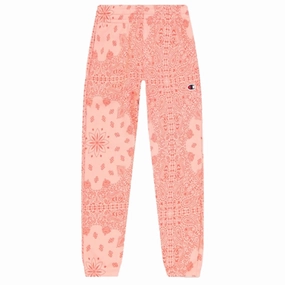 Champion Rosette All-Over Paisley Print Elastic Cuff Sweatpants semi-formal look