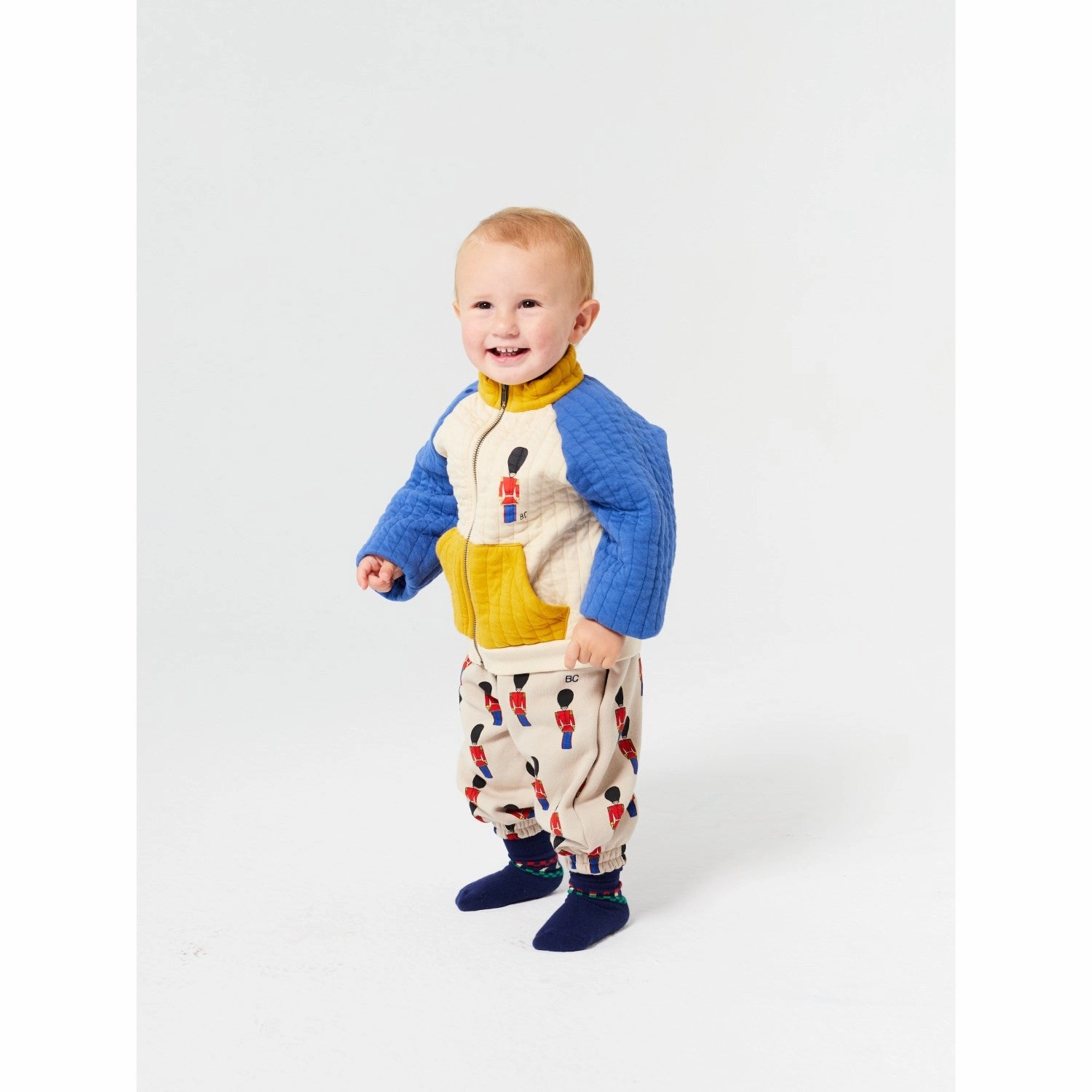 Bobo Choses Offwhite Little Tin Soldiers All Over JAndging Pants LayeredTech