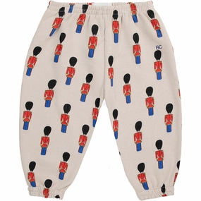 Smooth Texture Bobo Choses Offwhite Little Tin Soldiers All Over JAndging Pants