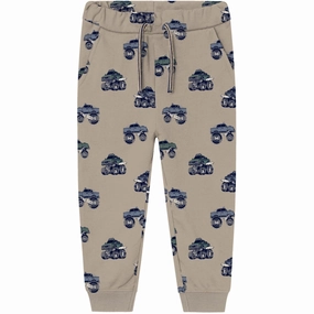 Name It Weathered Teak Seb Regular Sweatpants Silk cultural