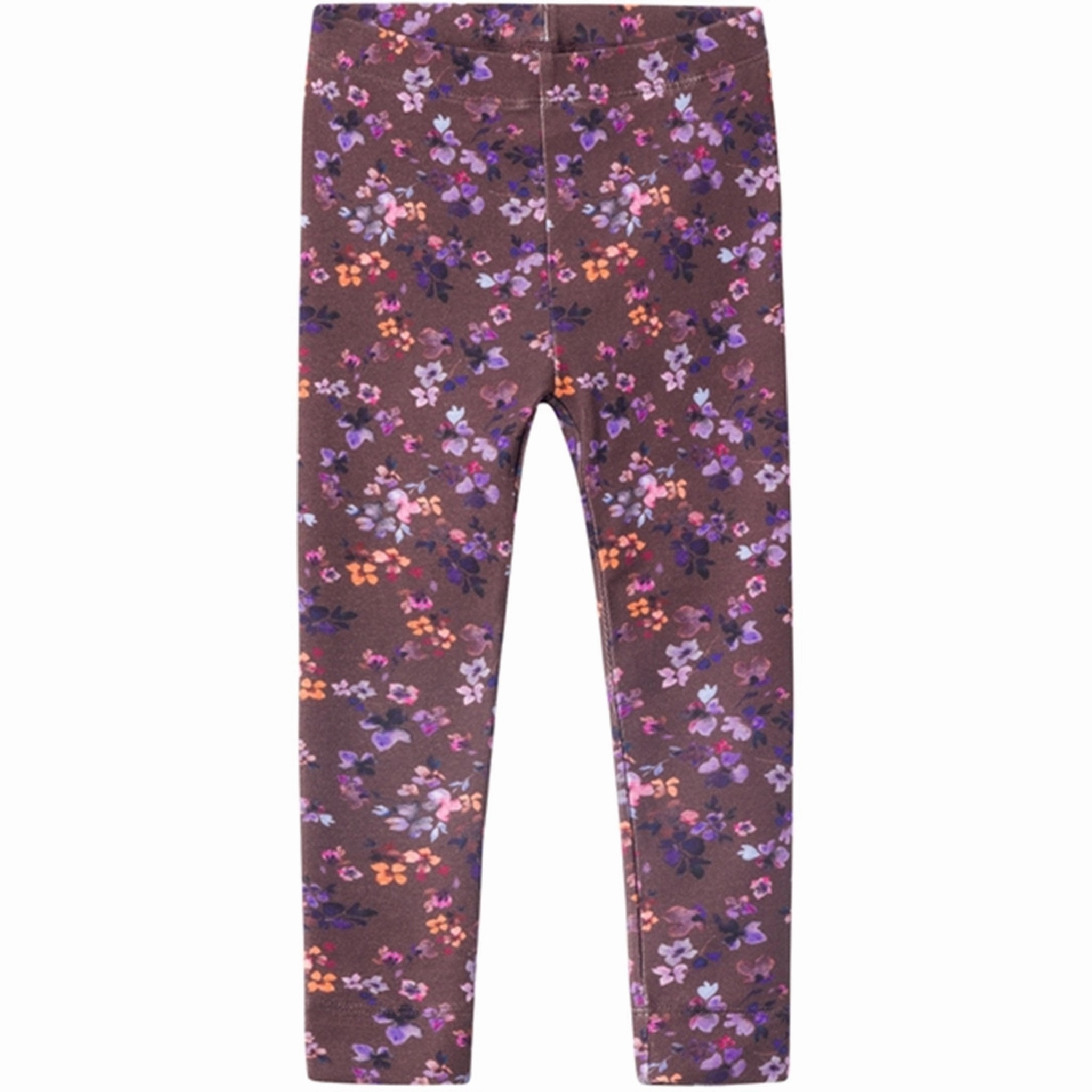 High Stretchability Name it Chocolate Plum Franja Leggings