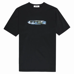 Marai Brush Logo T-Shirt Men Perfect Fit