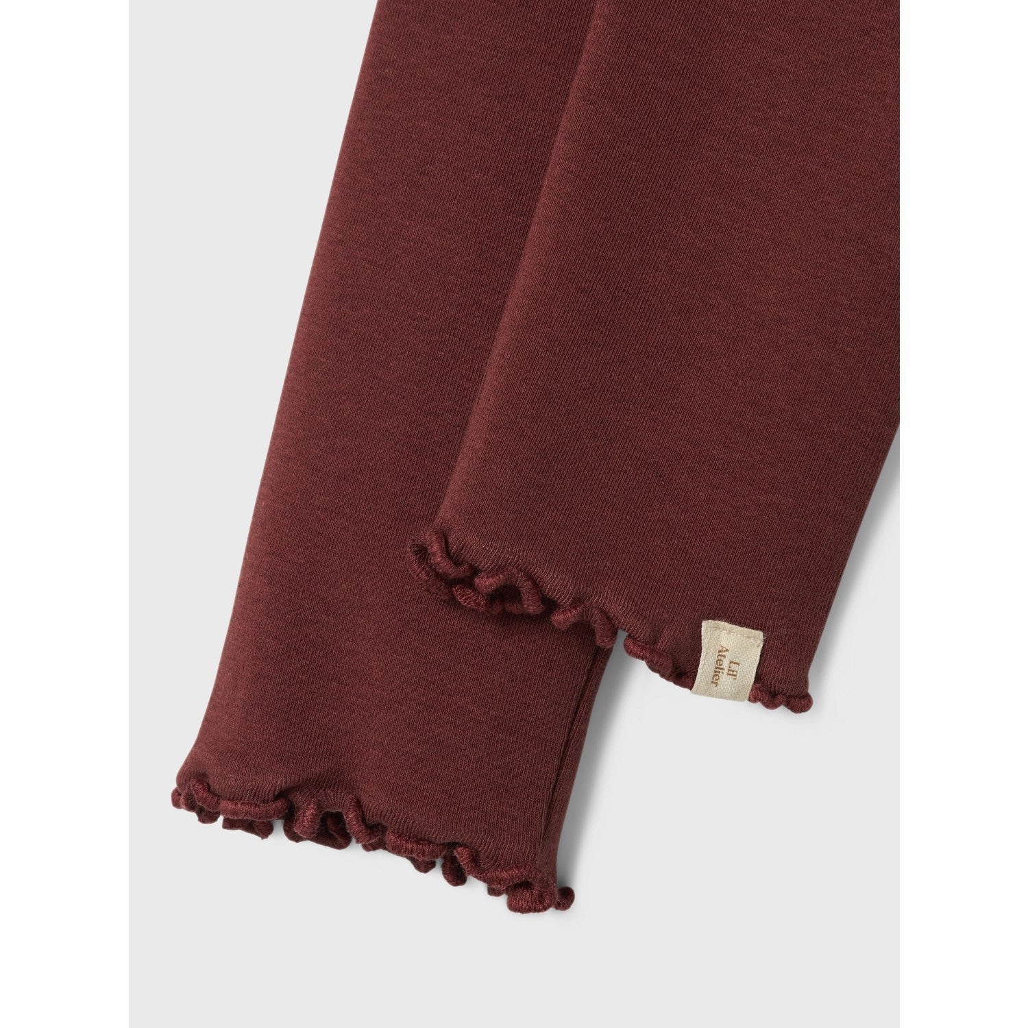 Lil'Atelier Hot Chocolate Nmfgayo Fia Slim Leggings Lil Comfortable Waist Soft Fabric