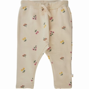 logoed DurableFlatlockStitching THE NEW Siblings White Swan Fanie Sweatpants