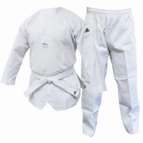 Recycled Polyester Blend Craft adidas Club Dobok World Taekwondo Approved Uniform