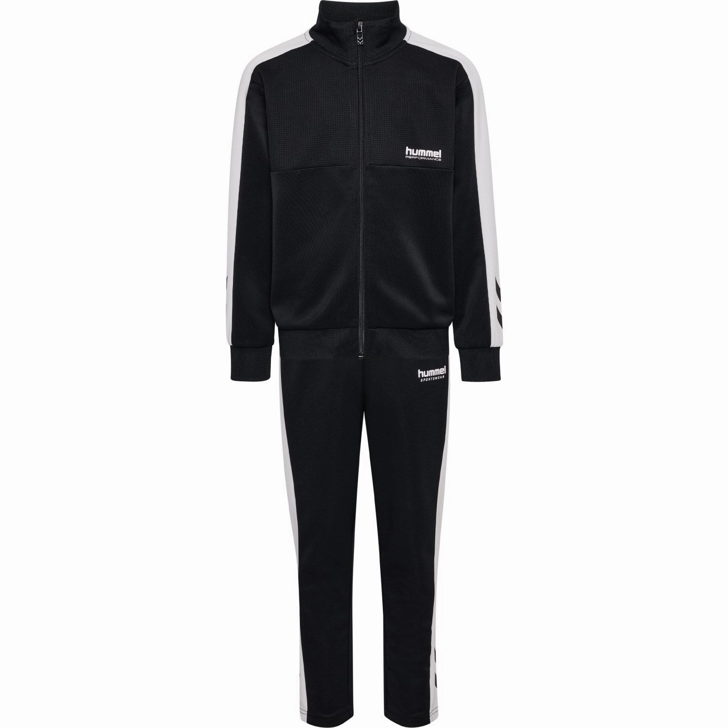 Hummel Black Colorblock Tracksuit martial arts