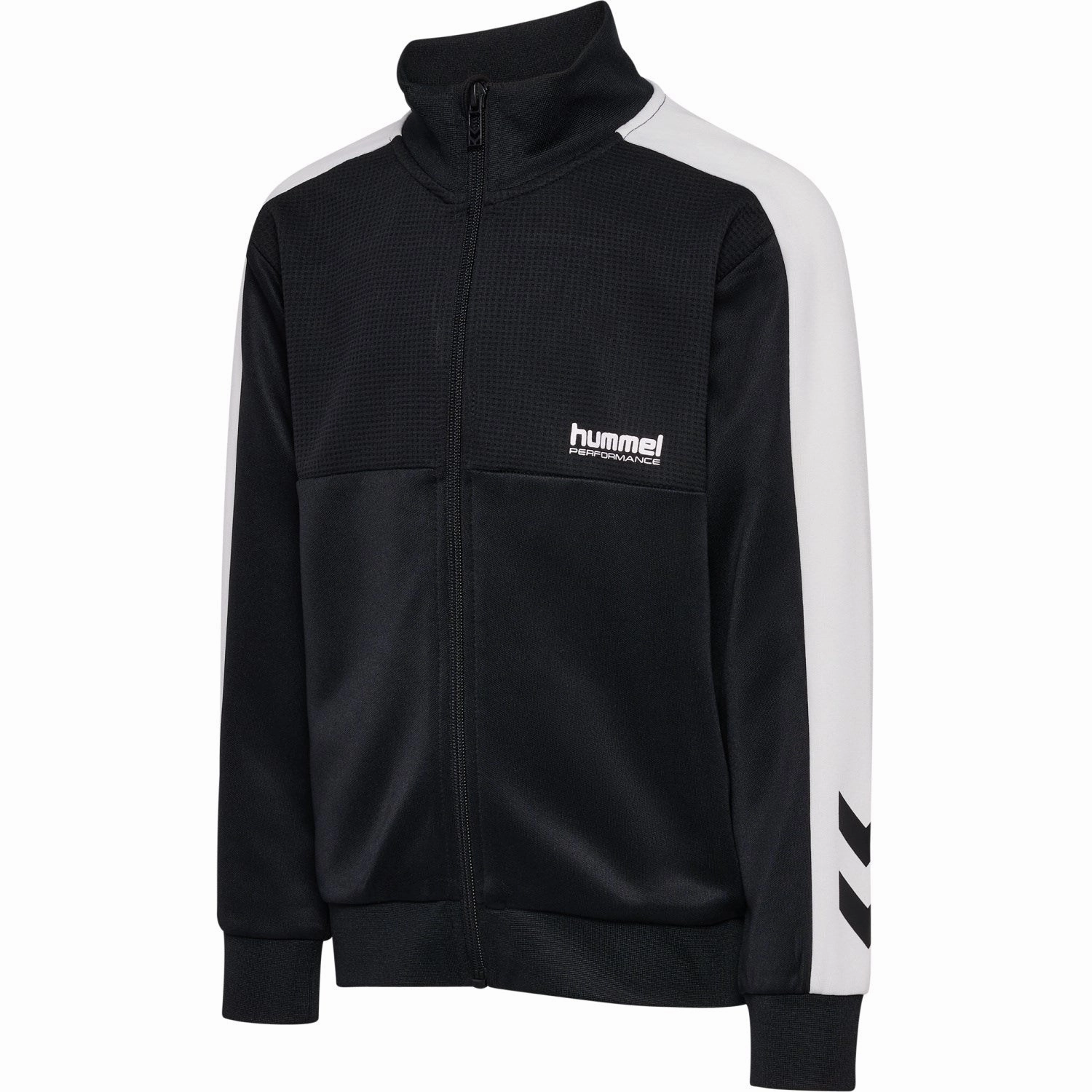 Hummel Black Colorblock Tracksuit bowling alley synthetic fabric
