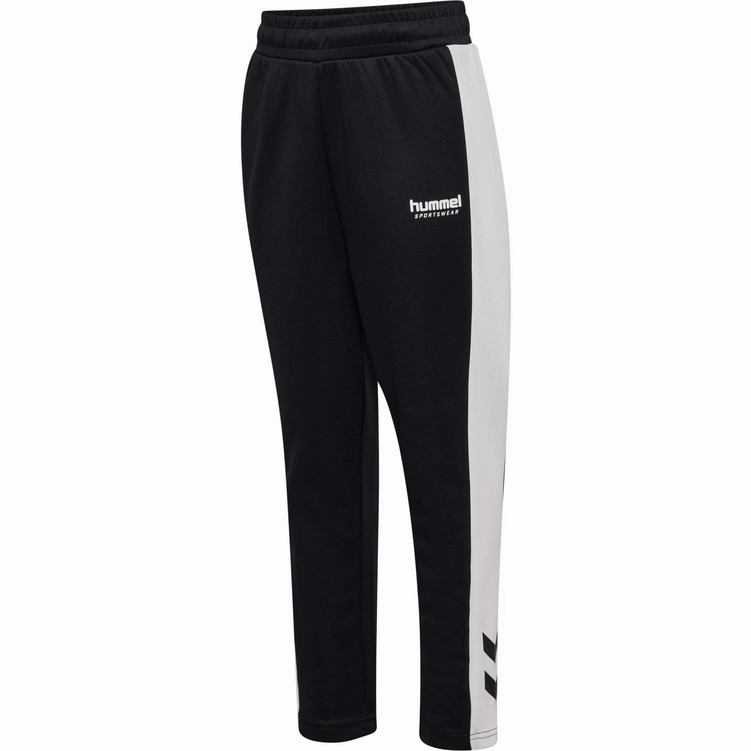 Strategic Airflow Channels Fashion-Forward Hummel Black Colorblock Tracksuit