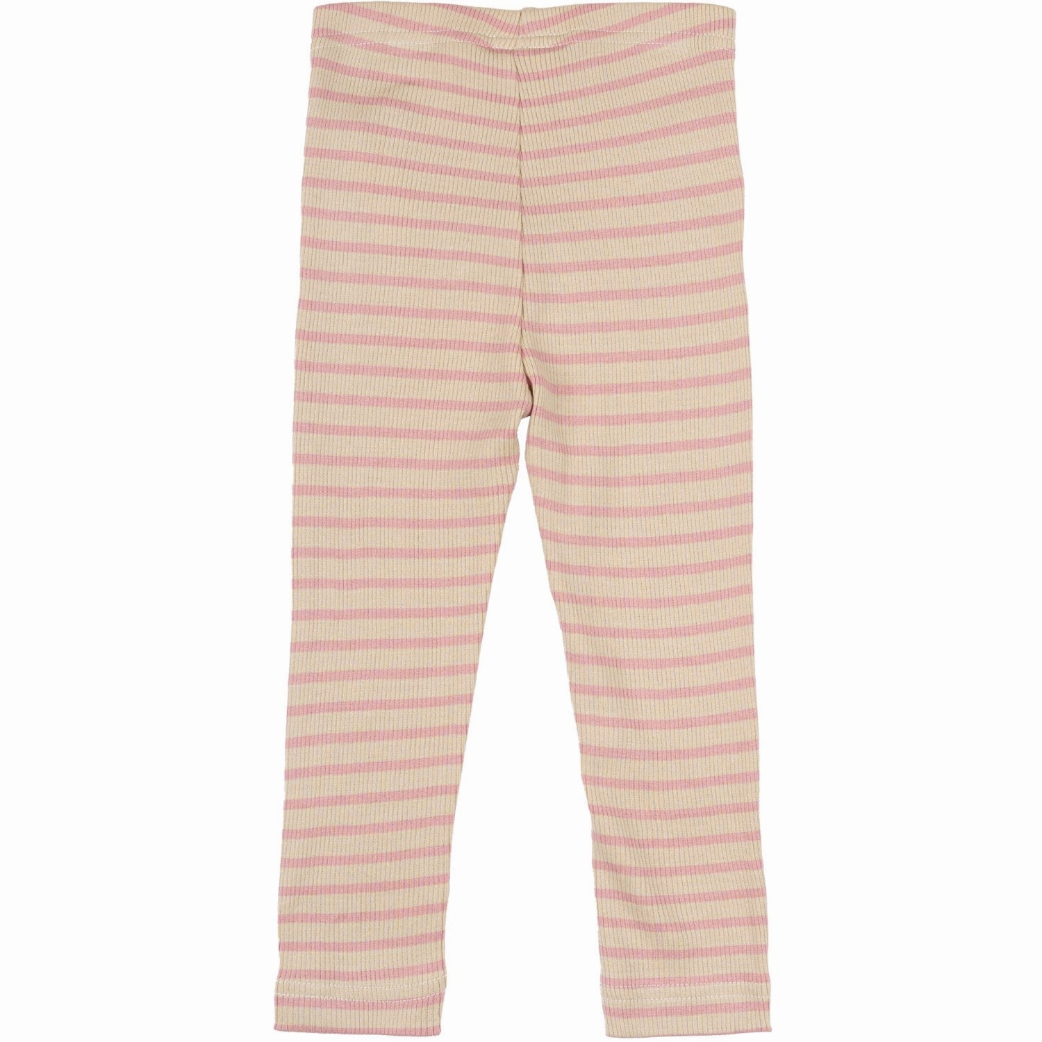 Body-Conscious Fit Eco Shopper Evening Walk Petit Piao Bright Rose/Dark Off White Leggings Modal Striped