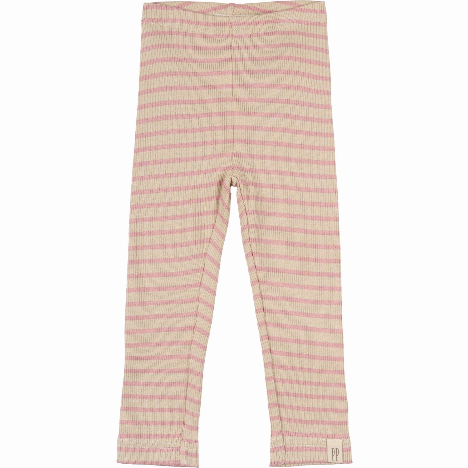 No Chafe Technology Petit Piao Bright Rose/Dark Off White Leggings Modal Striped