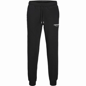 Jack & Jones Junior Black Gordon Vesterbro Cuffed Sweatpants Noos Elasticity